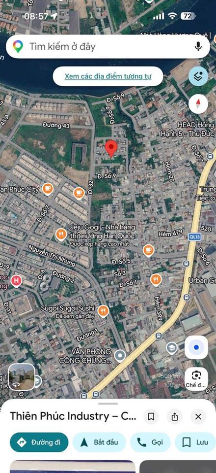 Chính Chủ Bán Đất 52.6m² Hiệp Bình Phước, Gần Vạn Phúc City