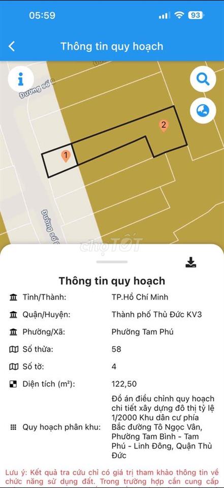 Bán Nhà Đất tại Đường số 8, P.Tam Bình, Thủ Đức. Chính chủ đăng bán !