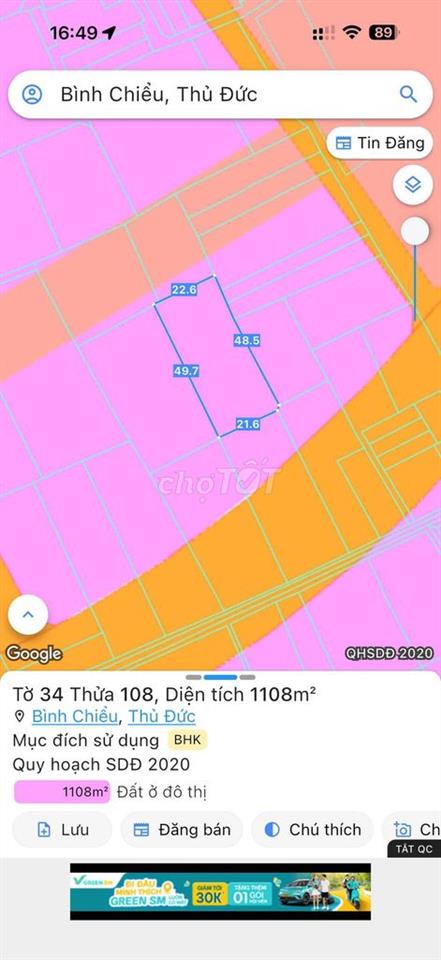 Bán đất 2.891m² Bình Chiểu, TP Thủ Đức, tiềm năng, giá 45 tỷ