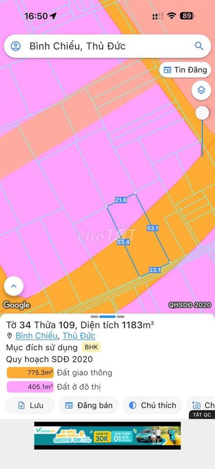 Bán đất 2.891m² Bình Chiểu, TP Thủ Đức, tiềm năng, giá 45 tỷ