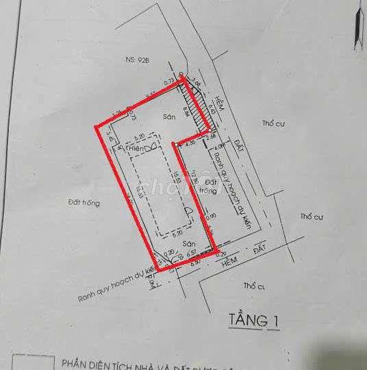 cần bán 236,2m2 đất thổ cư không dính quy hoạch 