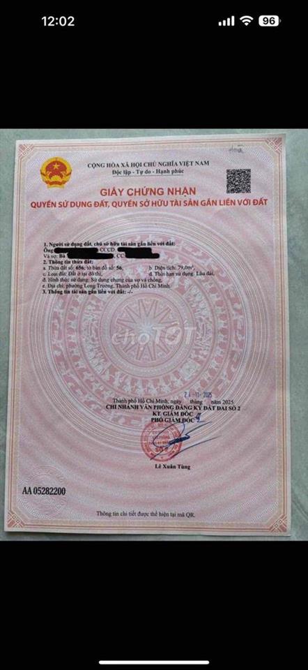Bán đất đường nhựa 10m, Bưng Ông Thoàn
