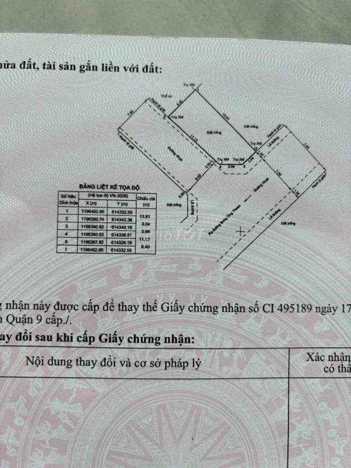 Bán đất đường nhựa 10m, Bưng Ông Thoàn
