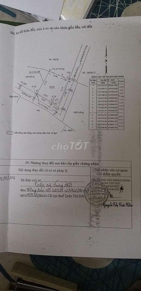 chính chủ bán đất tại Linh Trung Thủ Đức