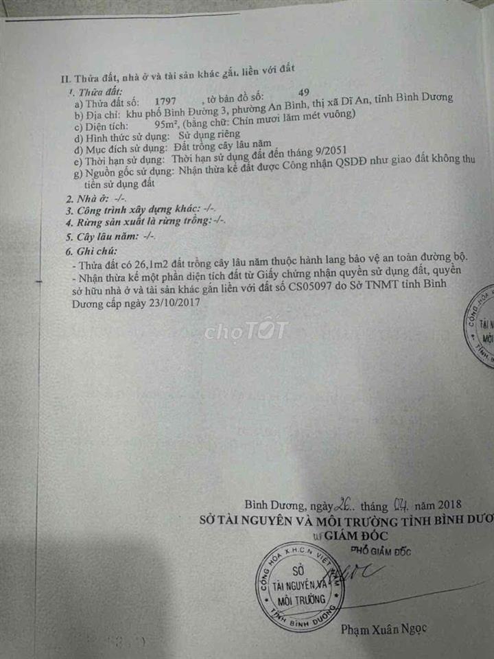 Đất mặt tiền cần bán gấp