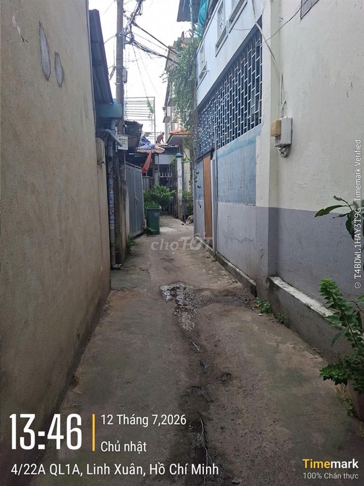 Bán đất hẻm có nhà nát 169.5m2 giá TL Quốc Lộ 1A, Linh Trung, Thủ Đức