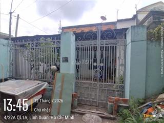 Bán đất hẻm có nhà nát 169.5m2 giá TL Quốc Lộ 1A, Linh Trung, Thủ Đức