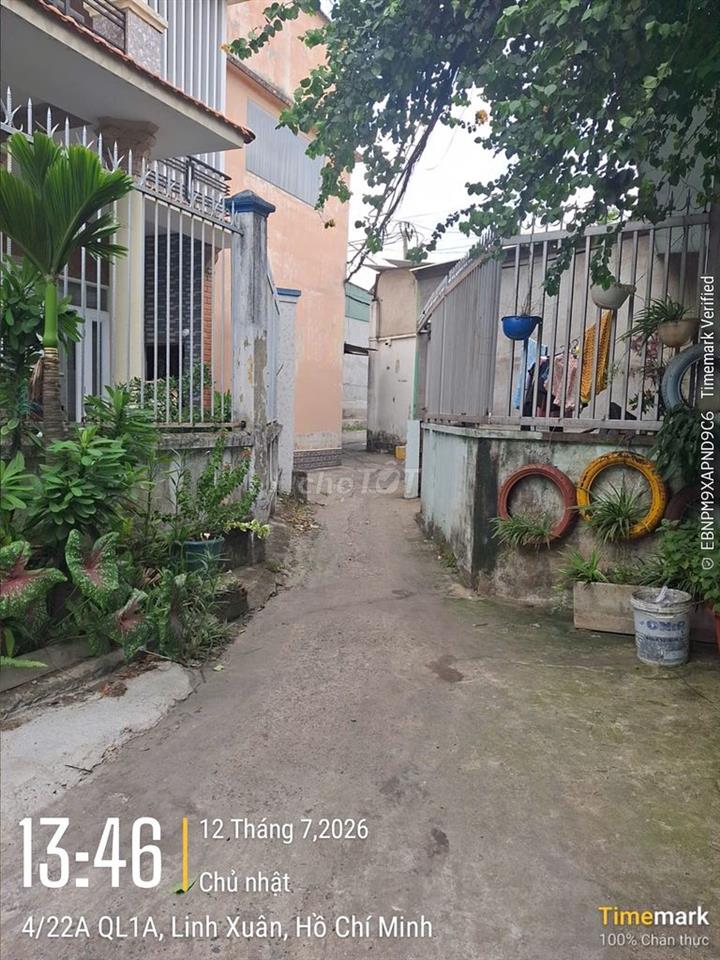 Bán đất hẻm có nhà nát 169.5m2 giá TL Quốc Lộ 1A, Linh Trung, Thủ Đức