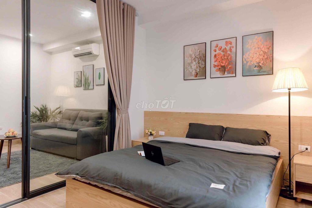 STUDIO BAN CÔNG MÁY GIẶT RIÊNG - PHÒNG MỚI XÂY GẦN LÀNG ĐẠI HỌC