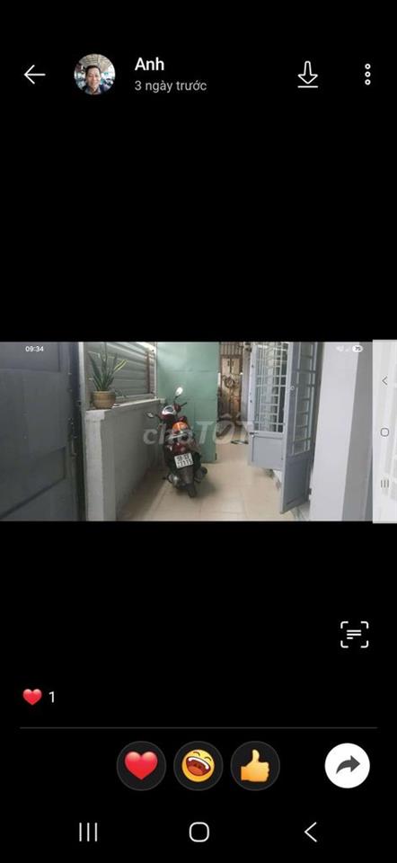 nhag cho thuê nguyên căn 3×11 có sân hẻm 3m cổng riêng tự do