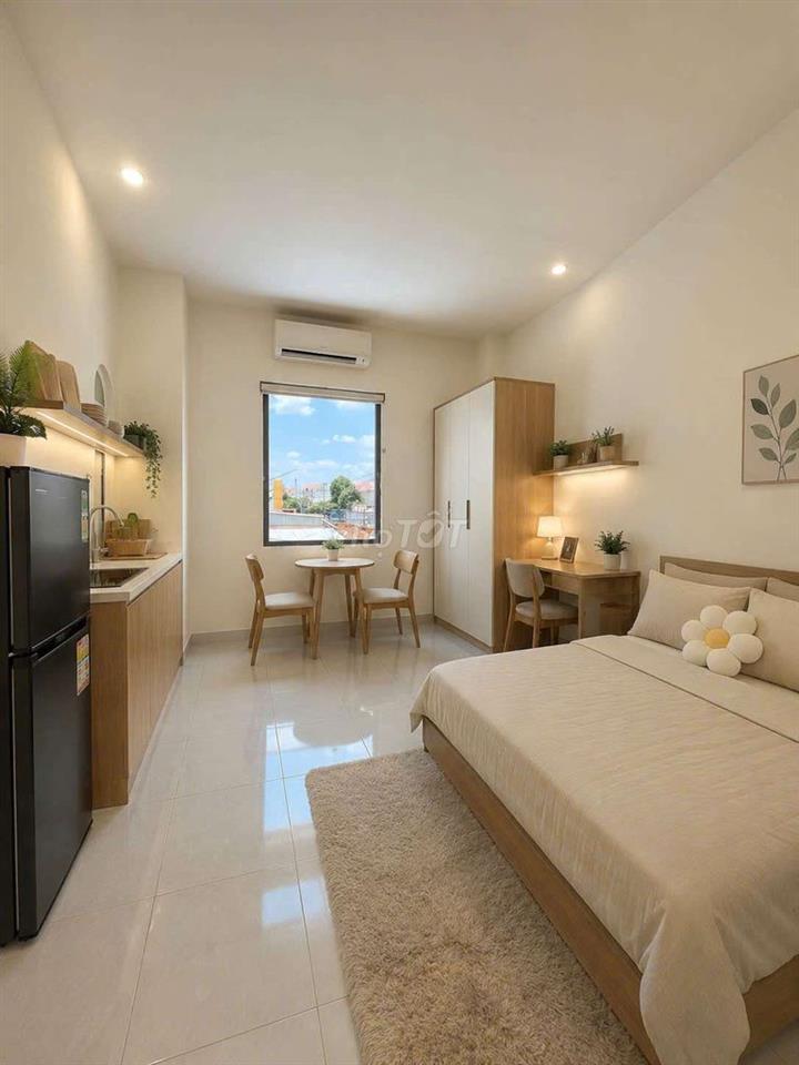 cho thuê phòng ban công  studio full nội thất