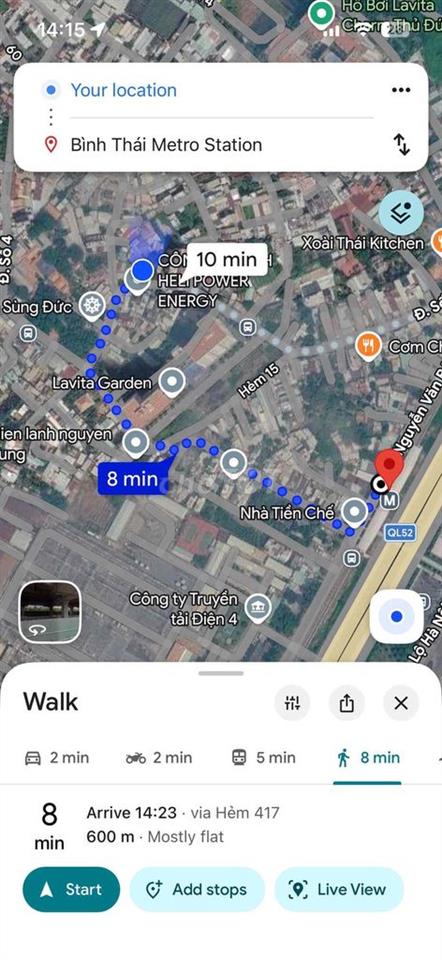 [PASS PHÒNG] – METRO BÌNH THÁI - THỦ ĐỨC