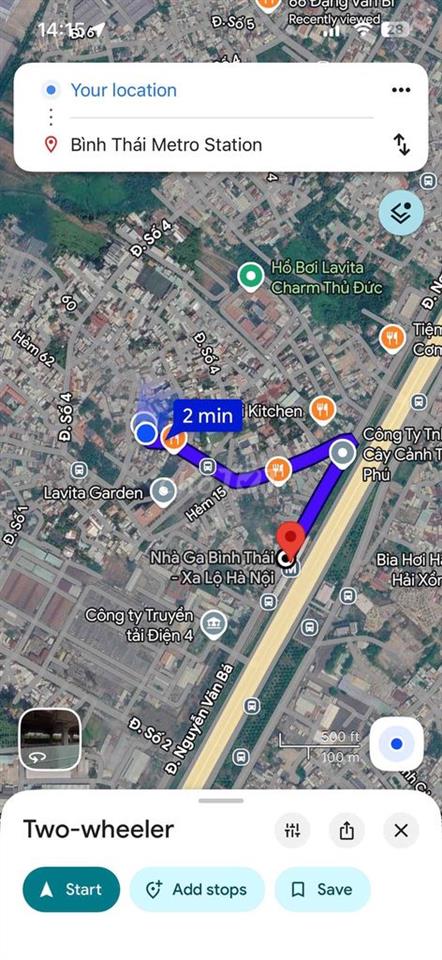 [PASS PHÒNG] – METRO BÌNH THÁI - THỦ ĐỨC