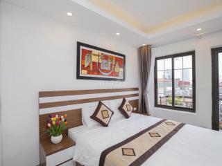 Cho thuê căn hộ dịch vụ 1PN Đào Tấn, Ba Đình full view cực đẹp