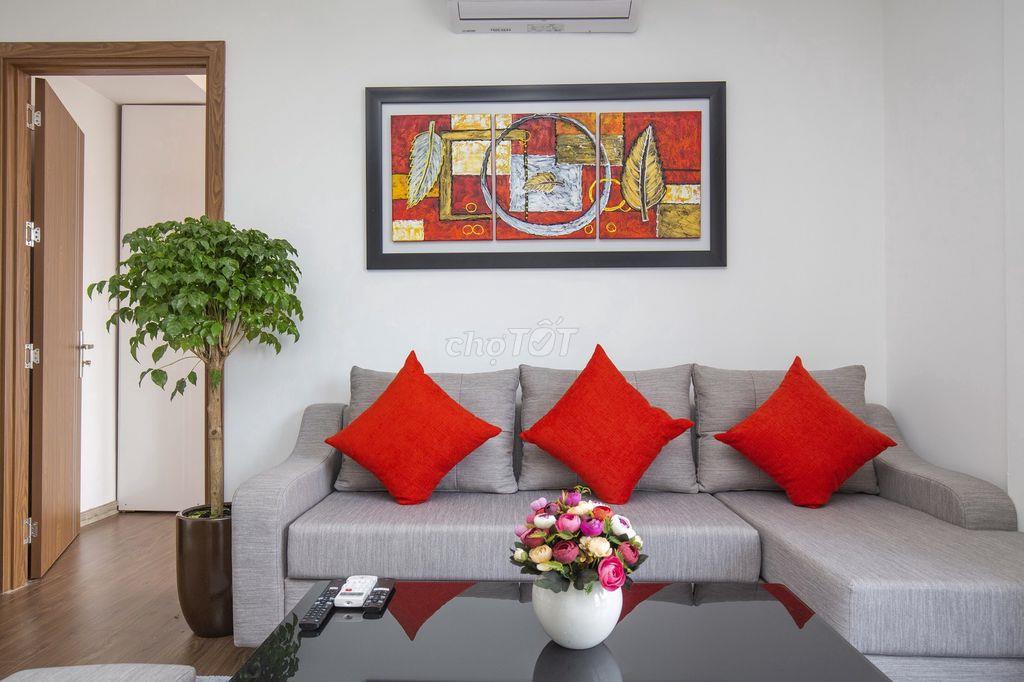 Cho thuê căn hộ dịch vụ 1PN Đào Tấn, Ba Đình full view cực đẹp