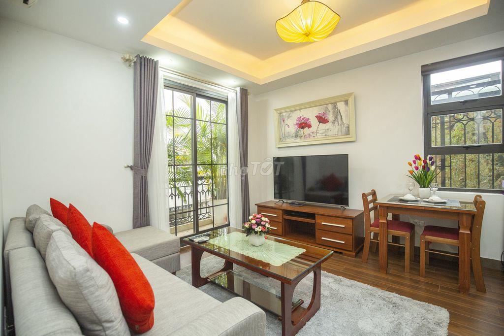 Cho thuê căn hộ dịch vụ 1PN Đào Tấn, Ba Đình full nội thất mới