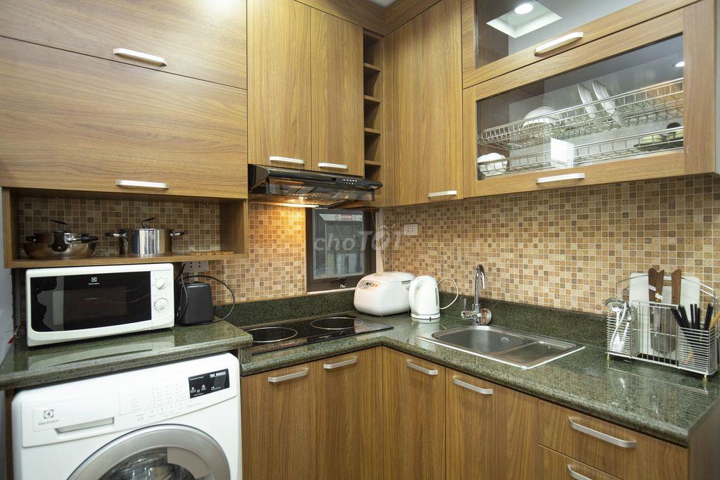 Cho thuê căn hộ dịch vụ 1PN Đào Tấn, Ba Đình full nội thất mới