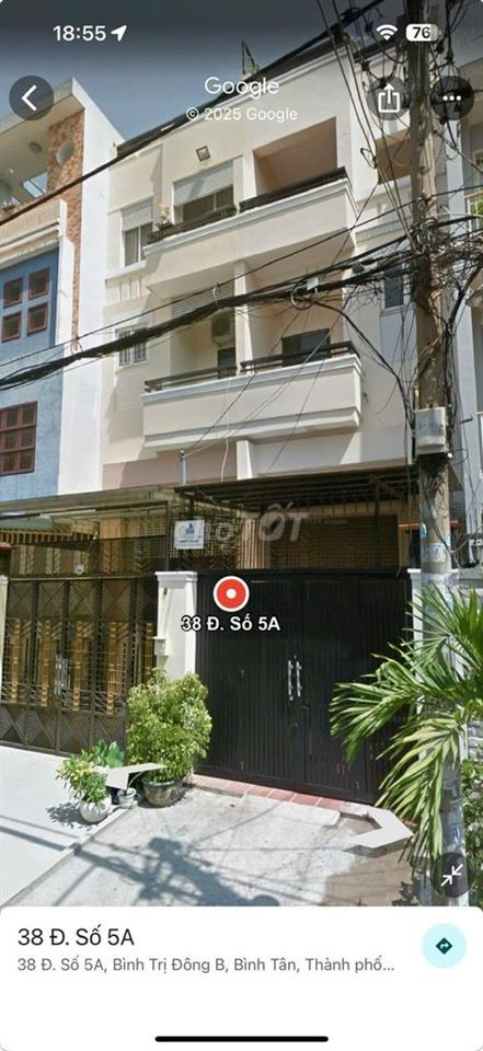 🏠 Bán nhà đẹp  khu Tên Lửa DT 80m², sàn 202m², Đường 8m, sổ hồng riêng