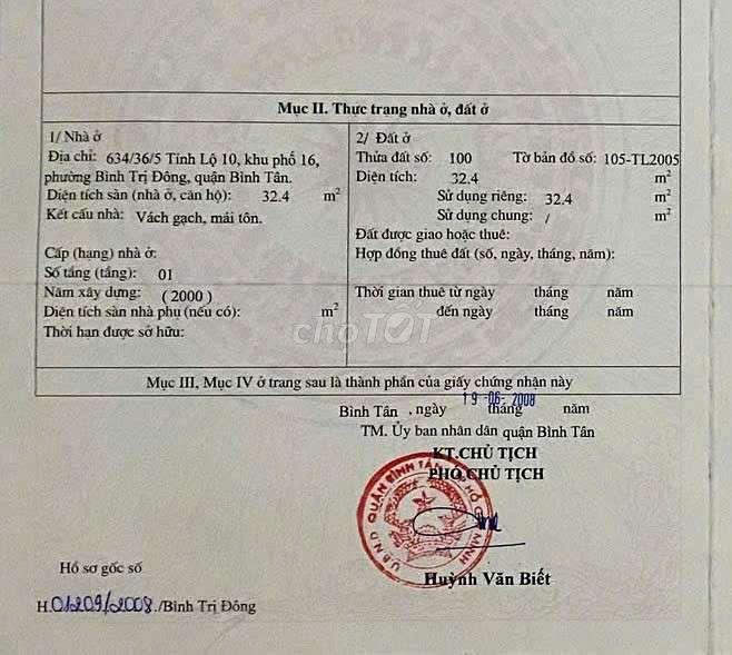 Nhà nát hẻm đẹp cách mặt tiền 200m