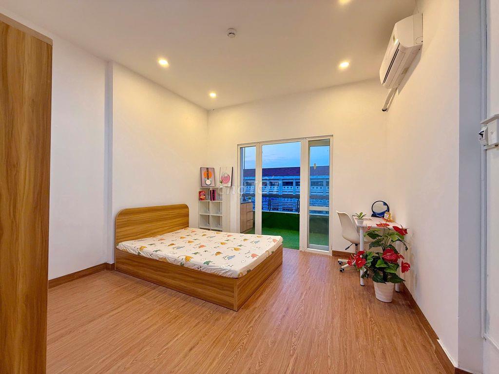 Cho thuê 1PN 35m² ban công, Full Nt, Gần ĐH Văn Lang, Đặng Thùy Trâm