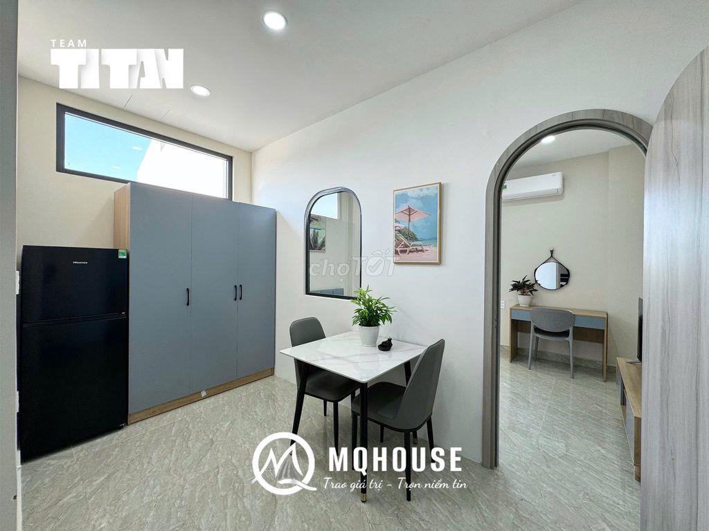 Cho thuê 1PN 40m² ban công, Full NT,Nguyễn Xí, gần ĐH Văn Lang