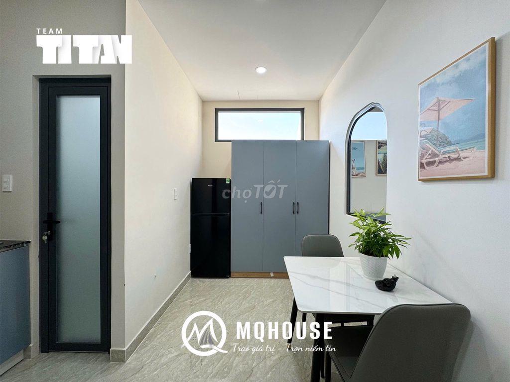 Cho thuê 1PN 40m² ban công, Full NT,Nguyễn Xí, gần ĐH Văn Lang