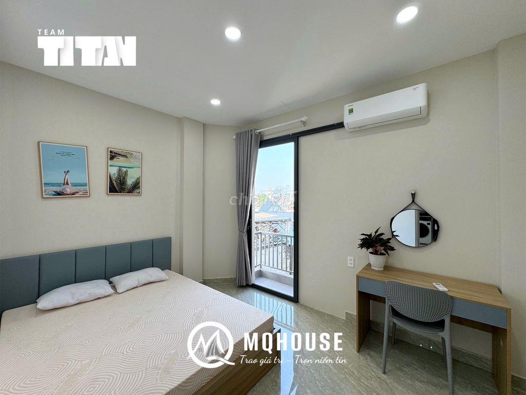 Cho thuê 1PN 40m² ban công, Full NT,Nguyễn Xí, gần ĐH Văn Lang