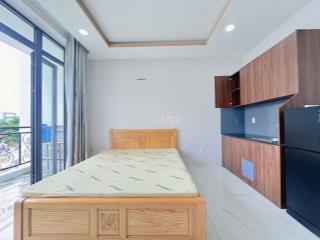 Cho thuê Studio-ban công, Nguyễn Văn Đậu-BT, FULL NT, gần VLU IUH