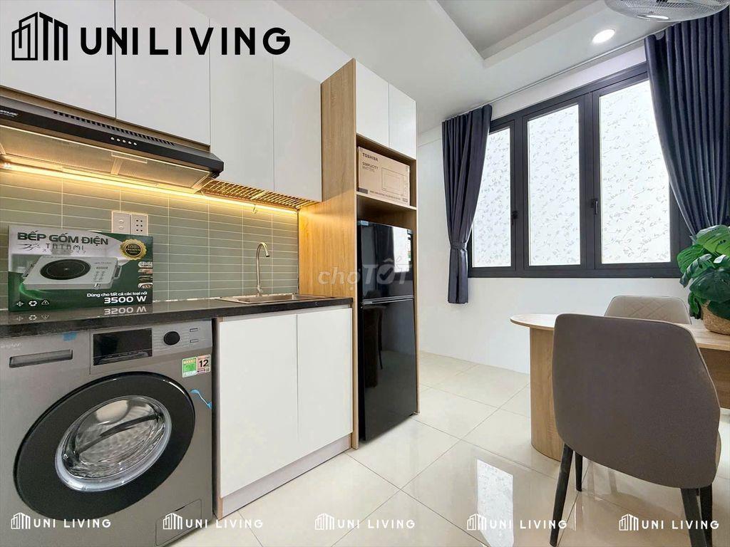 Cho thuê 1PN,tách bếp, 2 mặt  ban công,FULL NT, Hoàng Hoa Thám-BT