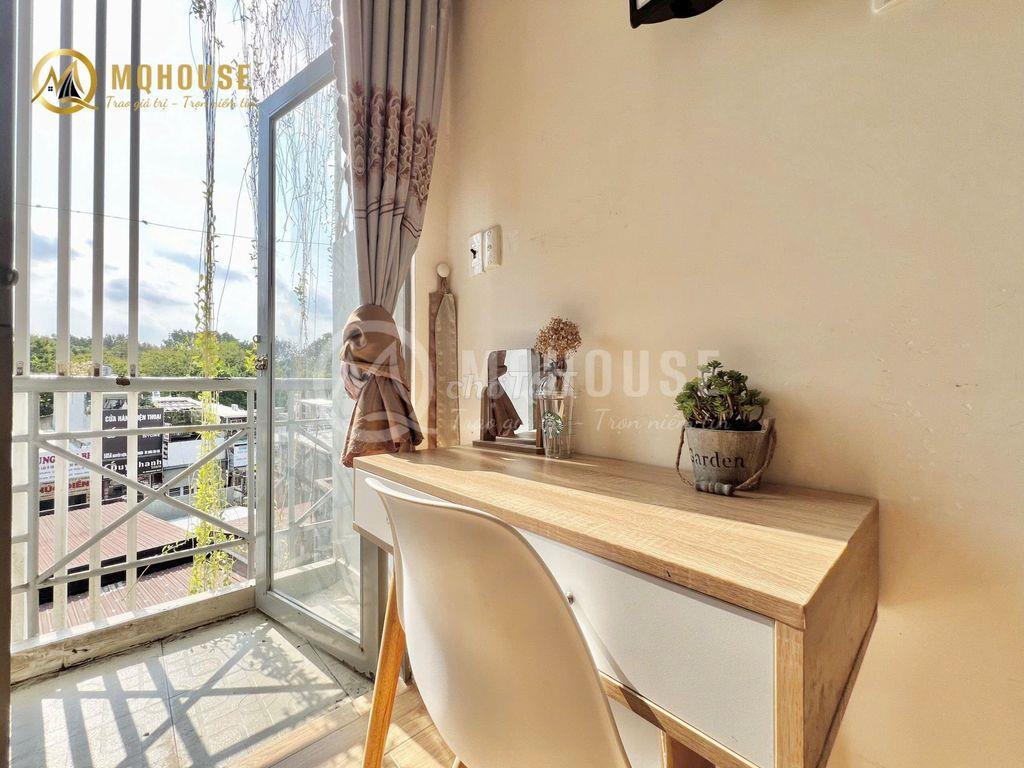 Studio ban công - FULL NT, gần đại học UFM,GDU, thuận tiện sân bay