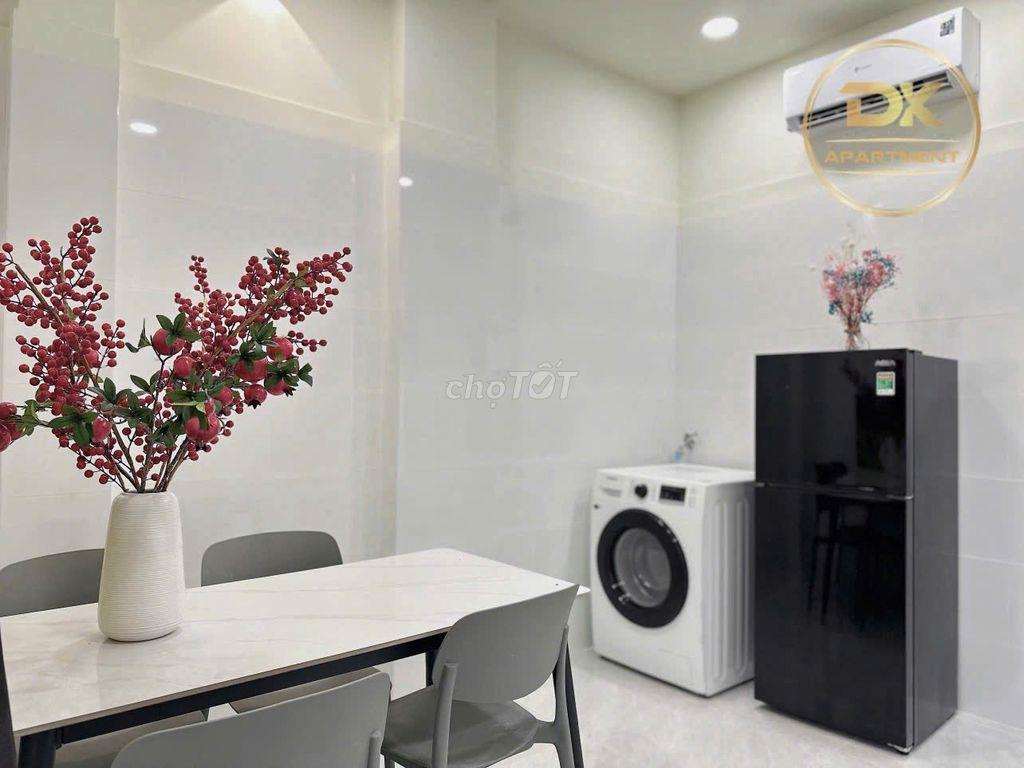 Căn hộ 1PN, tách bếp, cửa sổ lớn view đẹp, FULL NT, Nơ Trang Long, BT