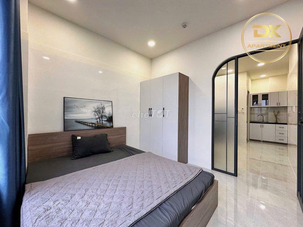Căn hộ 1PN, tách bếp, cửa sổ lớn view đẹp, FULL NT, Nơ Trang Long, BT