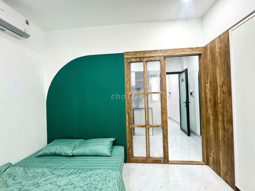 Cho thuê 1PN-tách bếp, FULL NT máy giặt riêng, gần đại học Văn Lang