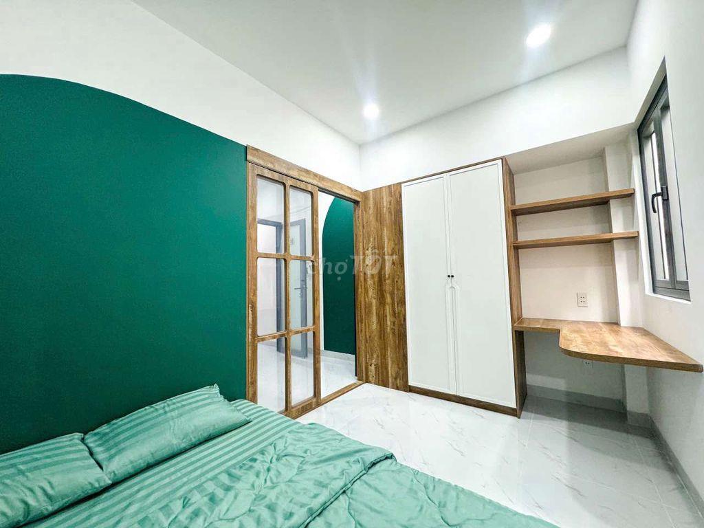 Cho thuê 1PN-tách bếp, FULL NT máy giặt riêng, gần đại học Văn Lang