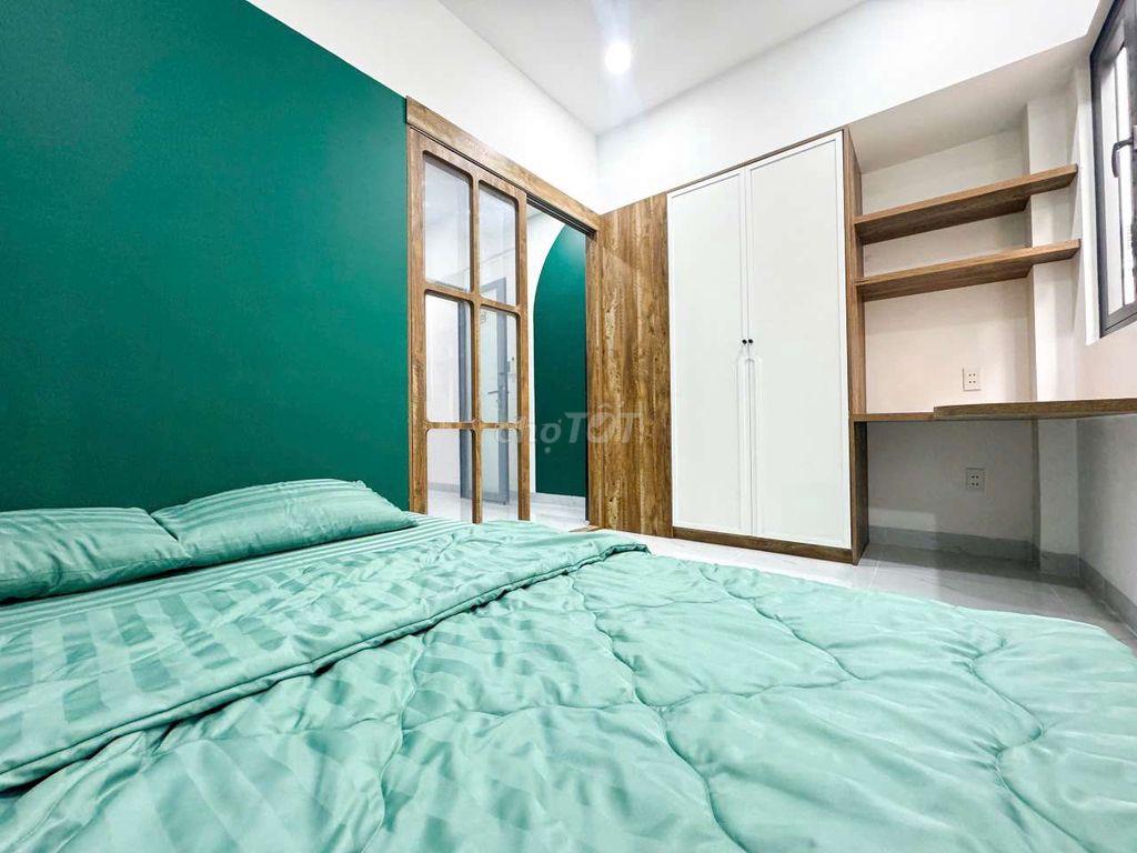 Cho thuê 1PN-tách bếp, FULL NT máy giặt riêng, gần đại học Văn Lang