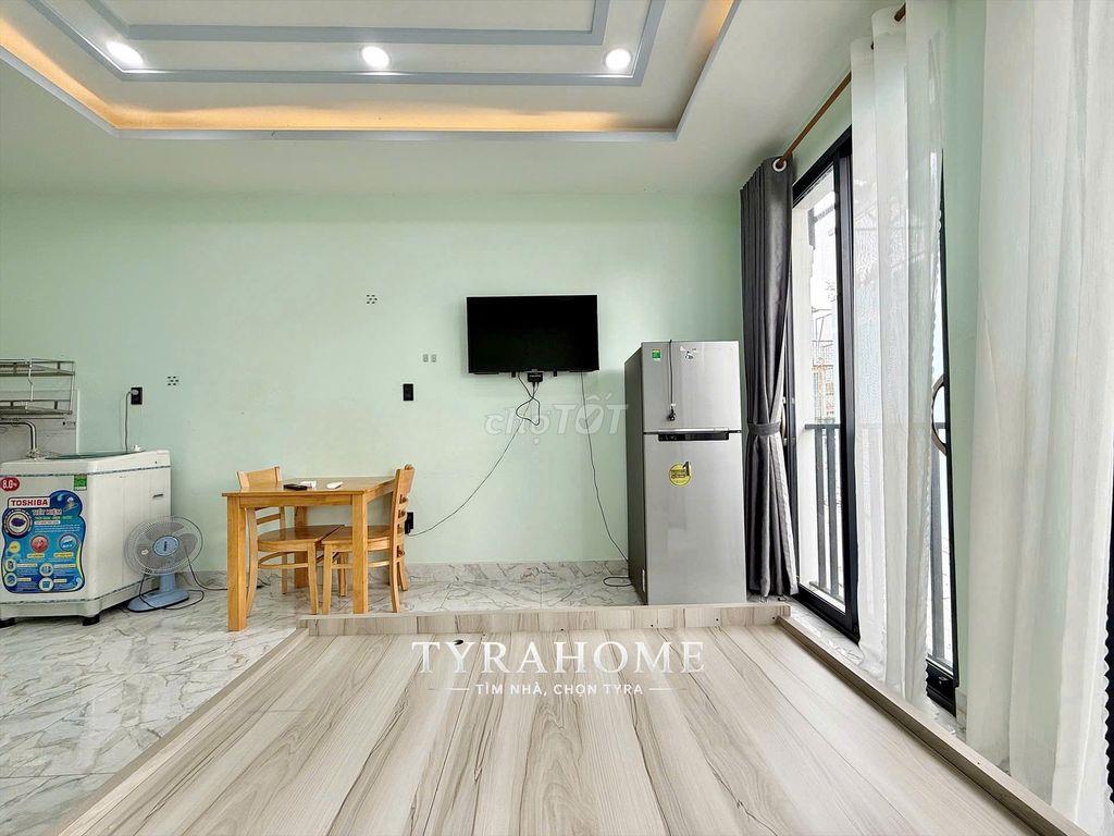 Cho thuê 1PN- ban công, FULL nội thất, Gần đại học Văn Lang,Bình Thạnh
