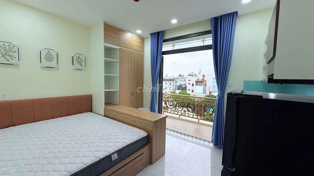  Studio-ban công siêu rộng, full nội thất, Nguyễn Văn Đậu, Bình Thạnh