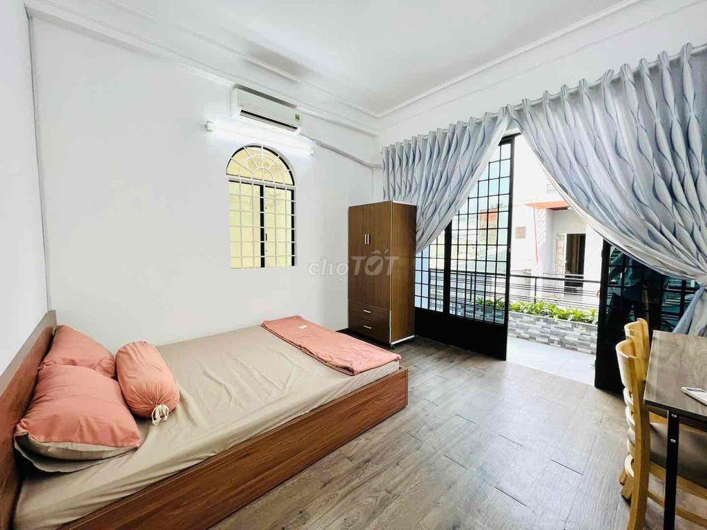 Cho thuê 1PN + 1 gác Trần Văn Đang Q3 full nội thất
