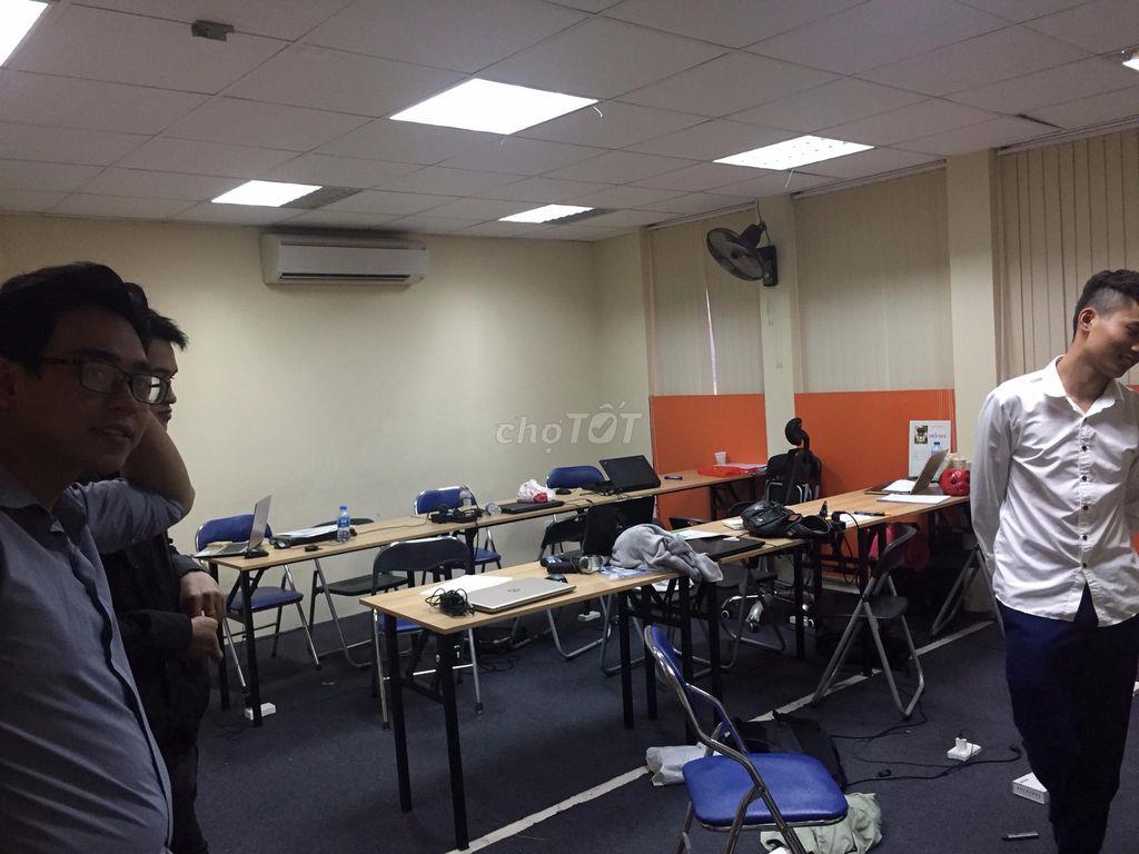 Cho thuê vp phố Hoàng Ngân,dtsd 85m2,thông sàn,mới đẹp 