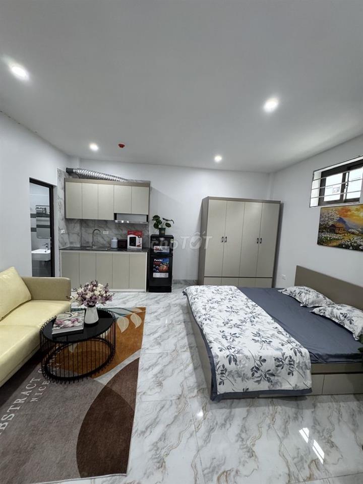 CHO THUÊ CHUNG CƯ HÀ NỘI, CĂN HỘ STUDIO, NGUYỄN CHÁNH FULL NỘI THẤT