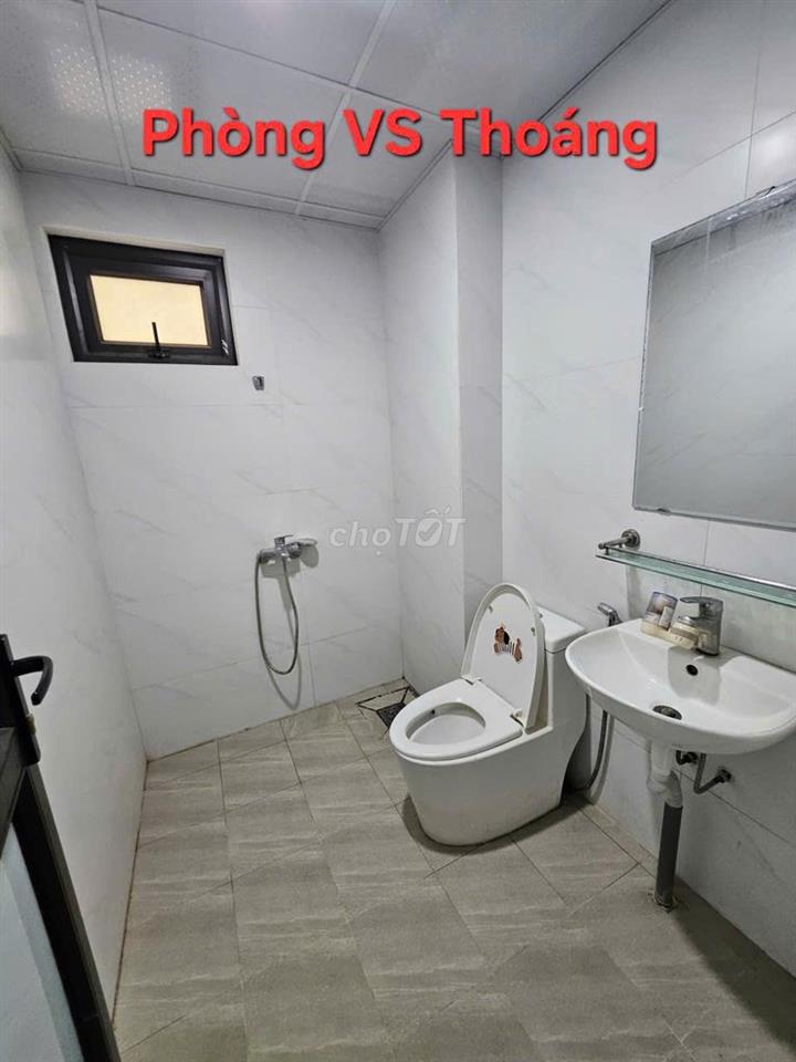 Căn hộ gồm 01 khách, 01 ngủ, vệ sinh, ban công… giá chỉ 5.5 tr/th