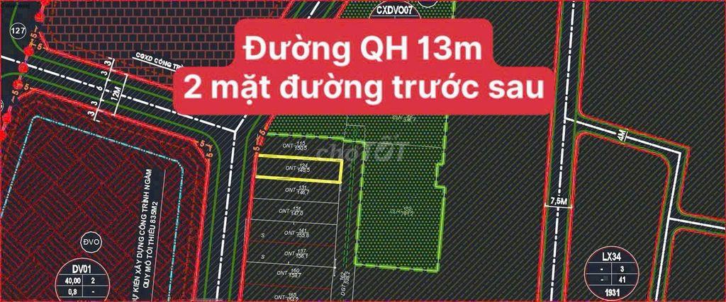 CHỈ 9,5 TỶ SỞ HỮU LÔ ĐẤT 150m² LIỀN KỀ VIN BẮC HỒNG – 2 MẶT TIỀN !