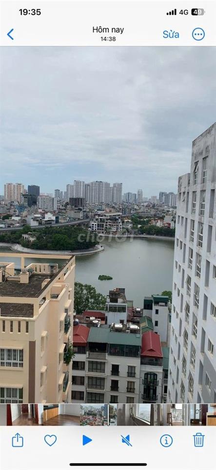 bán căn hộ chung cư CT2A Hoàng Cầu sổ đỏ 58m giá 5,8 tỷ