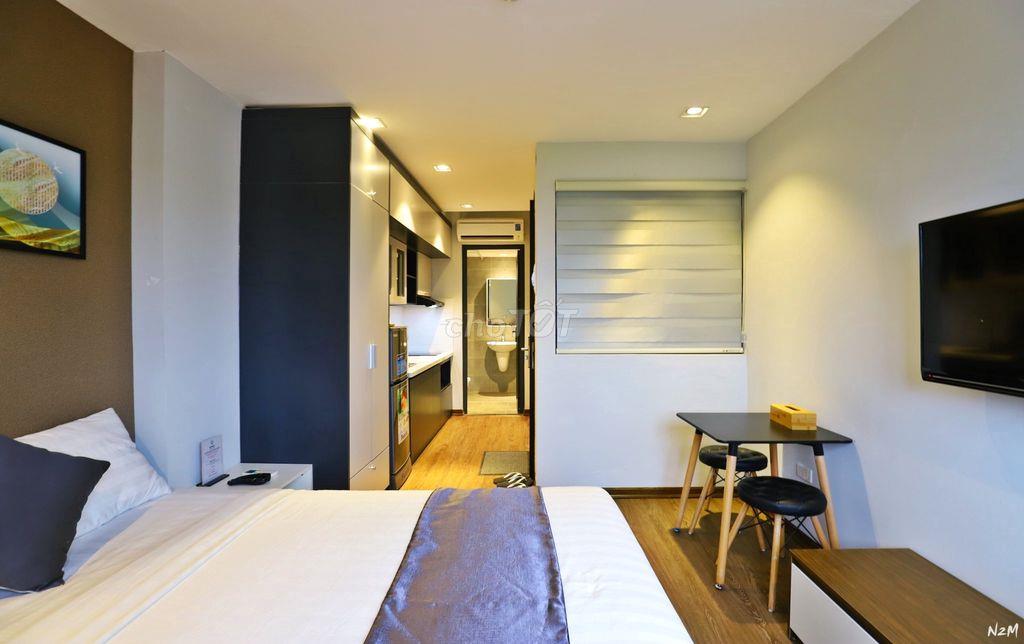 Cho Thuê Căn Hộ Dịch Vụ Studio Cao Cấp 30m² Âu Cơ Tây Hồ Hà Nội