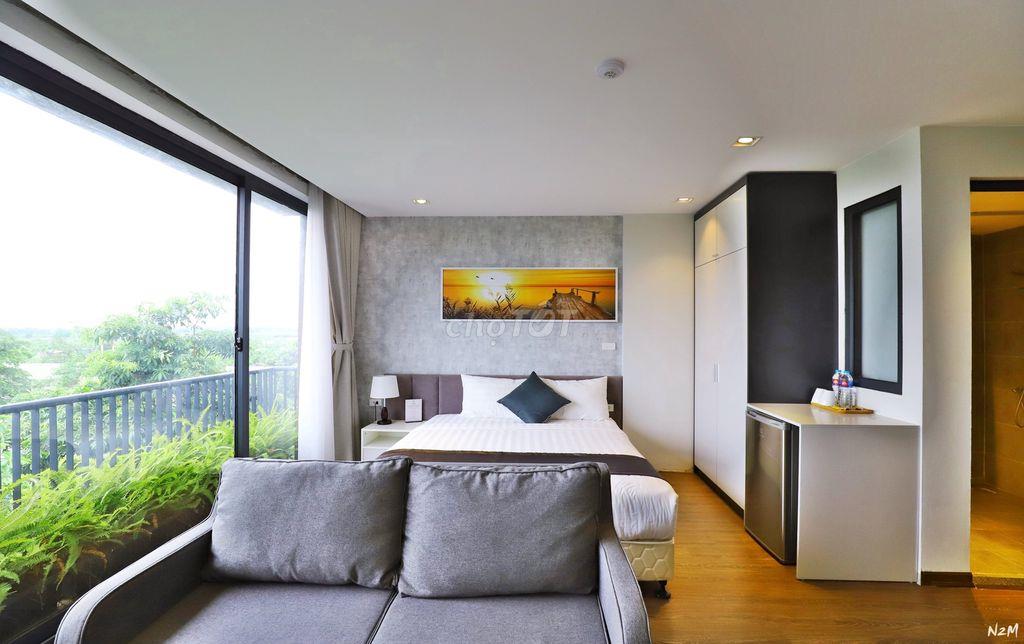 Cho Thuê Căn Hộ Dịch Vụ Studio Cao Cấp 35m² Âu Cơ Tây Hồ Hà Nội
