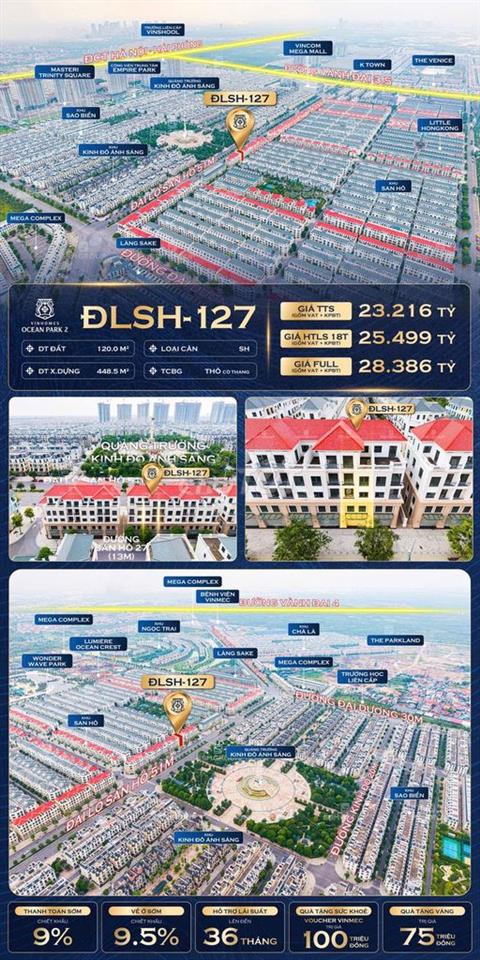 Quỹ căn Shophouse đẹp chấn động giá tot nhất Vin Ocp2