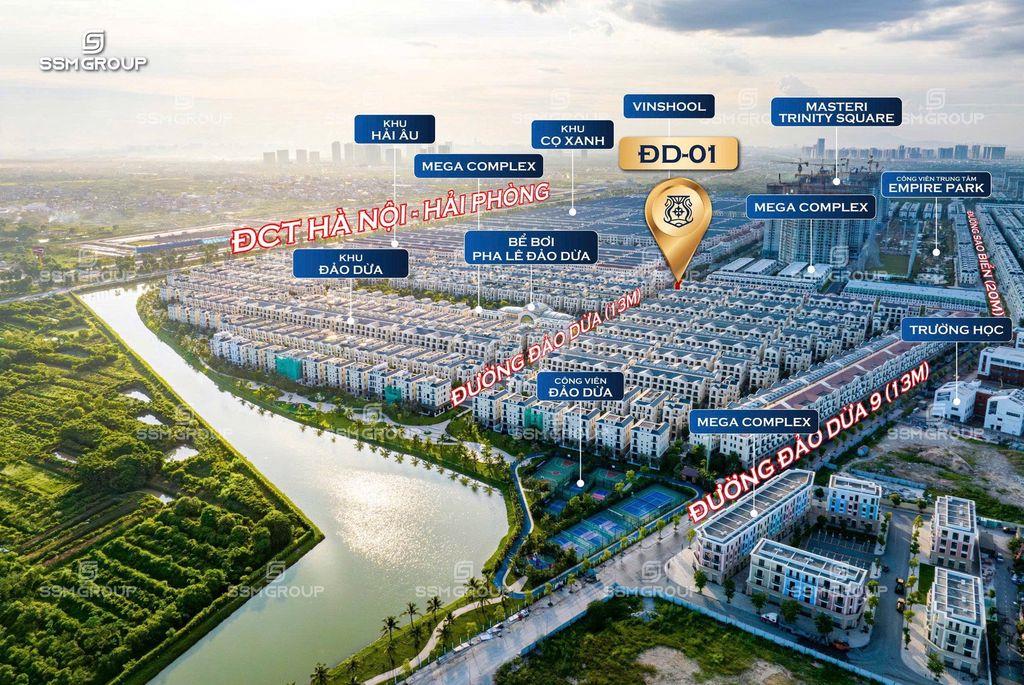 NHỈNH 13 TỶ PHÂN KHU COMPOUND KHÉP KÍN ĐẢO DỪA 132M2