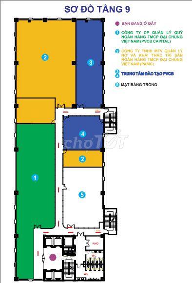 Cho thuê văn phòng 150m2 tại tầng 9 Tòa nhà Hapro, Hà Nội