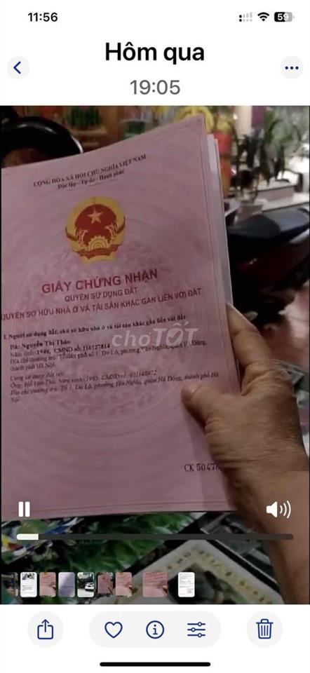 Chính chủ nhờ bán mảnh đất dịch vụ khu A Yên  Nghĩa giá 11 tỷ