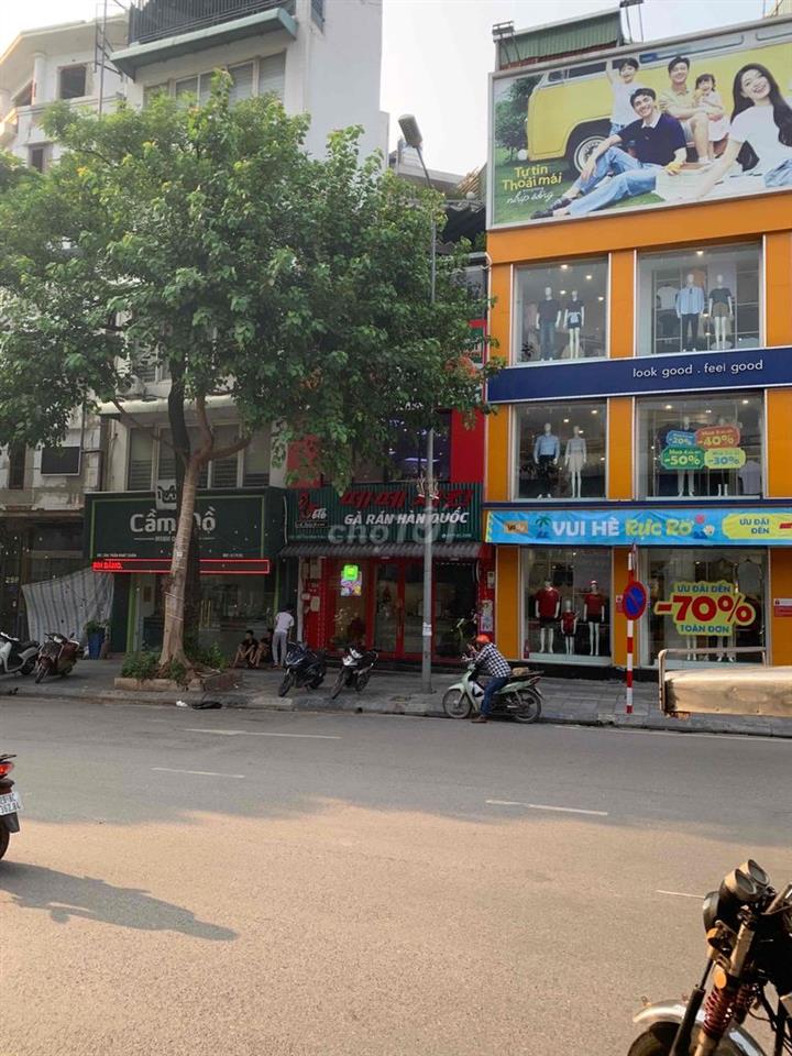 Bán nhà Mặt phố Trần Khát Chân-80m2, mặt tiền ,vỉa hè rộng .